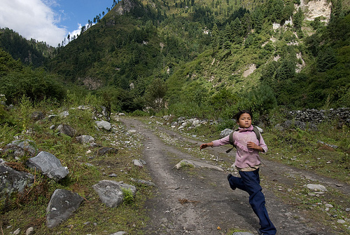 Young person in Nepal