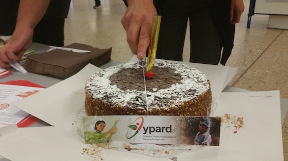 The YPARD 10 Years Celebrations cake at the Tropentag 2016