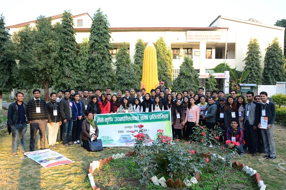 YPARD Nepal team and members of the 2016  Storytelling Contest for Young Agri Entrepreneurs 