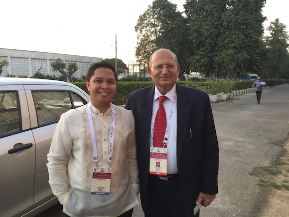 With Dr. Raj Parojda, Founding Chairman of Global Forum for Agricultural Research (GFAR).