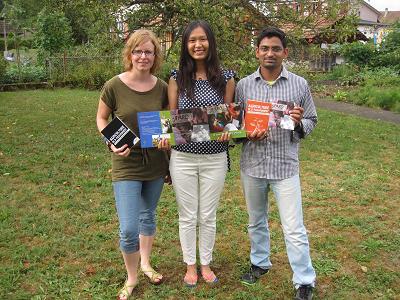 Rahel: YPARD Switzerland rep., Jiaqi: YPARD China rep. and a YPARD India member