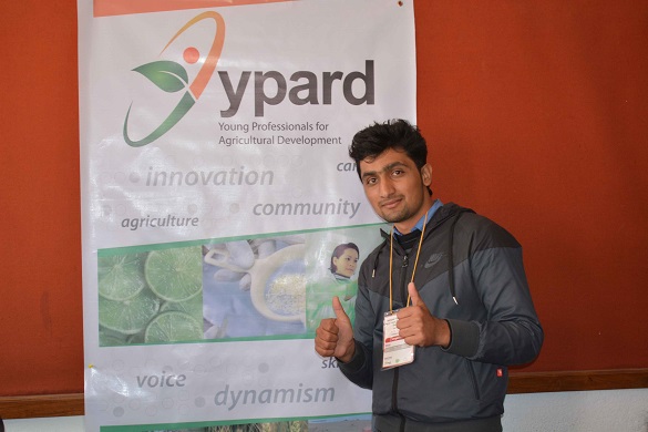 Madan at a YPARD Event