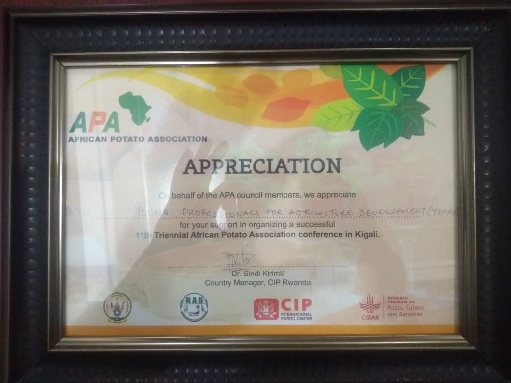 APA recognises YPARD